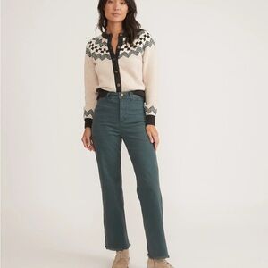 Marine layer Bridget-Women's Teal Jeans